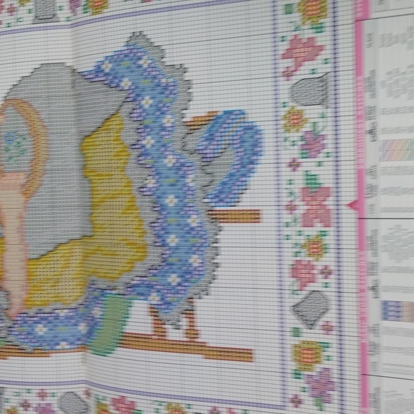 Mommy's Little Cross Stitcher cross stitch pattern only - Picture 8 of 11